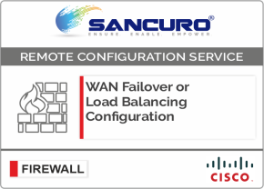 WAN Failover or Load Balancing Configuration in CISCO Firewall For Model Series ASA 5510