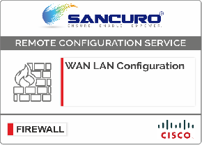 WAN LAN Configuration For CISCO Firewall For Model Series ASA 5545, ASA5500