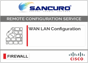 WAN LAN Configuration For CISCO Firewall For Model Series ASA 5510