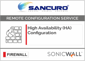 High Availability (HA) Configuration For SONICWALL Firewall For Model Series NSA5000, NSA6000
