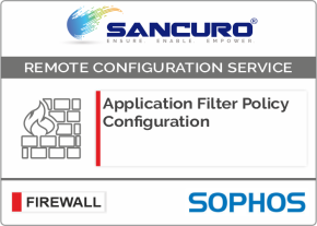 Application Filter Policy Configuration For SOPHOS Firewall For Model Series XG500, XG600, XG700