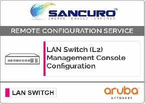 Aruba L2 LAN Switch Management Console Configuration