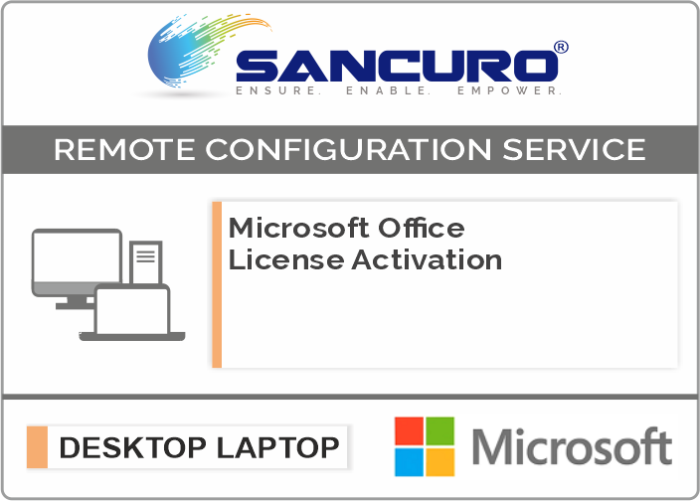 Microsoft Office License Activation on Desktop / Laptop
