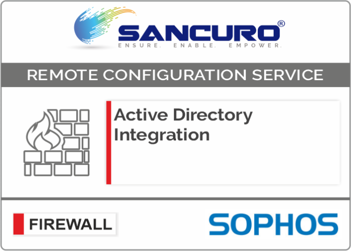 Active Directory Integration for SOPHOS Firewall For Model Series XG500, XG600, XG700