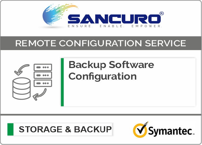 Symantec Backup Software Configuration