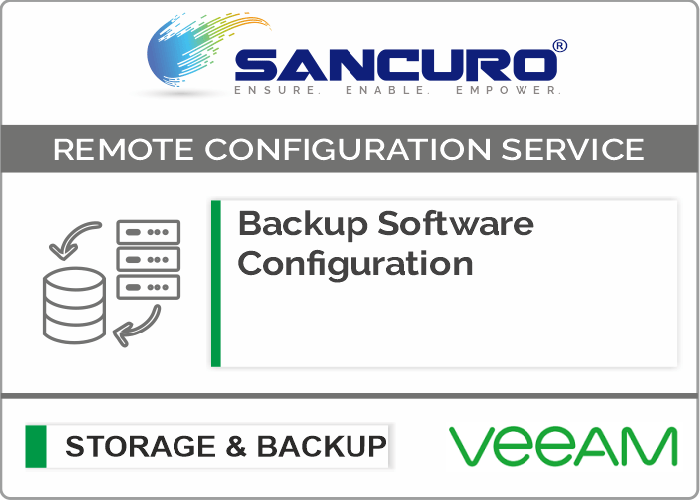 VeeAM Backup Software Configuration