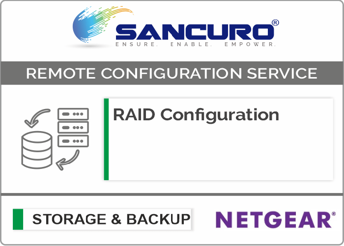 RAID Configuration For NETGEAR Storage