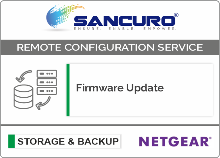 Firmware Update for NETGEAR Storage