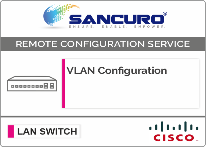 VLAN Configuration in CISCO L3 LAN Switch For Model Series C9300L, C9300, C9300X