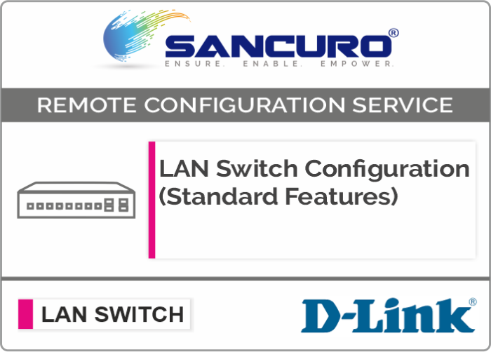 D-LINK L3 LAN Switch Configuration (Standard Features)