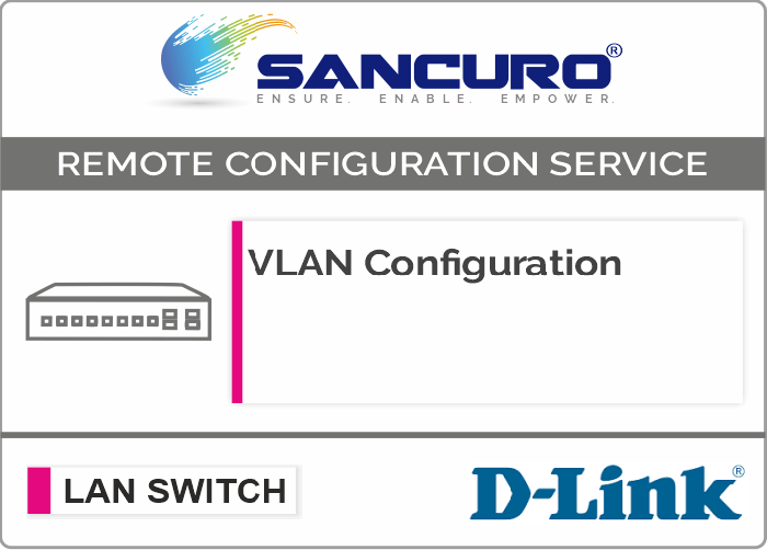 VLAN Configuration in D-LINK L3 LAN Switch