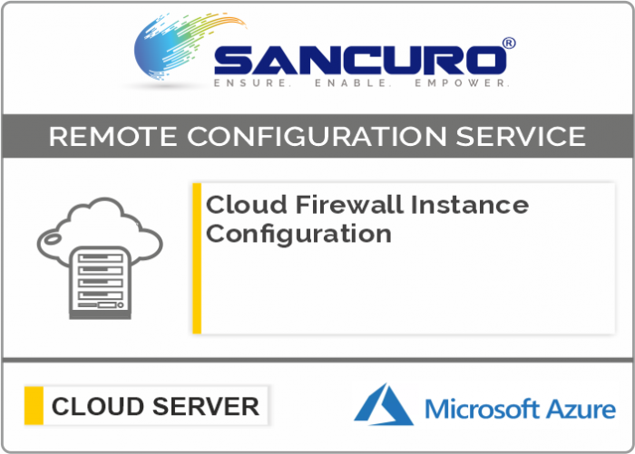 Azure Cloud Firewall Instance Configuration