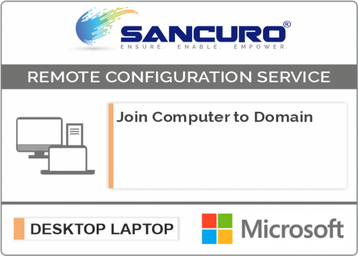Join Computer to Active Directory Domain