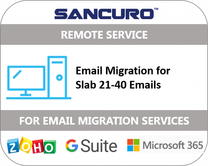 Email Migration for Slab 21-40 Emails