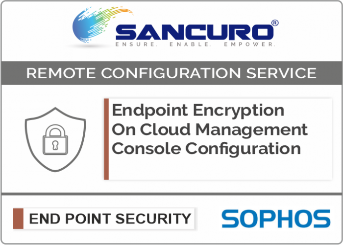 SOPHOS On Cloud Endpoint Encryption Management Console Configuration