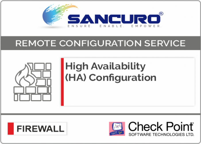 High Availability (HA) Configuration For Check Point Firewall For Model Series 5100, 5200