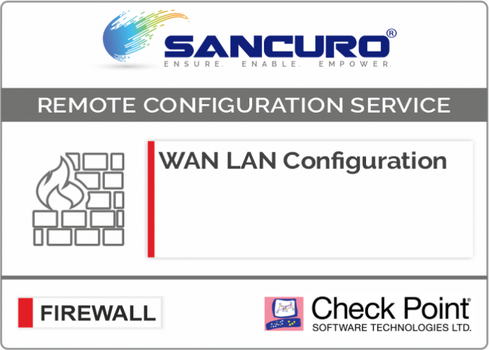 WAN LAN Configuration For Check Point Firewall