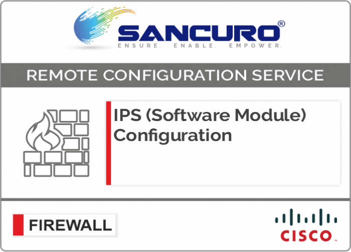 CISCO ASA IPS (Software Module) Configuration