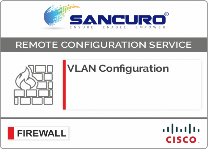 VLAN Configuration in CISCO Firewall For Model Series ASA 5510