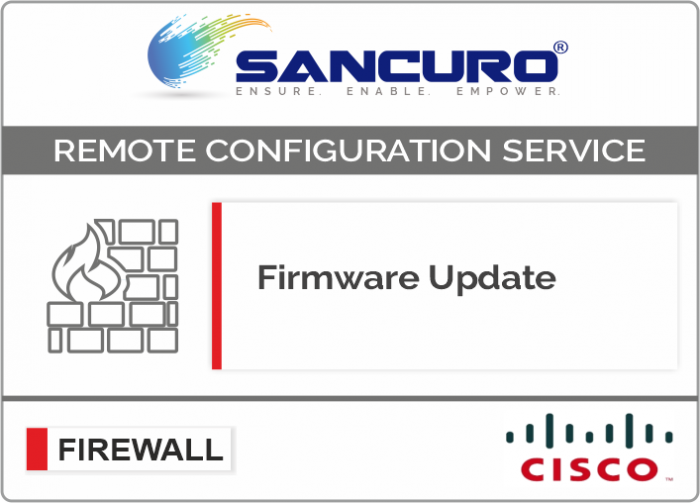 Firmware Update for CISCO Firewall
