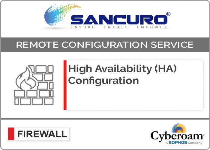 High Availability (HA) Configuration For Cyberoam Firewall For Model CR500iNG, CR1000iNG, CR1500iNG, CR2500iNG