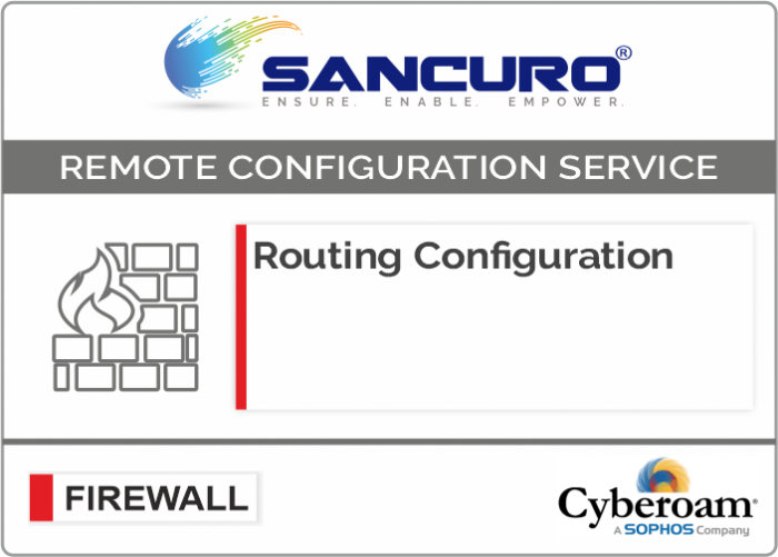 Routing Configuration in Cyberoam Firewall For Model CR100iNG, CR200iNG, CR300iNG