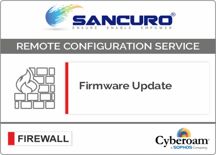 Firmware Update for Cyberoam Firewall