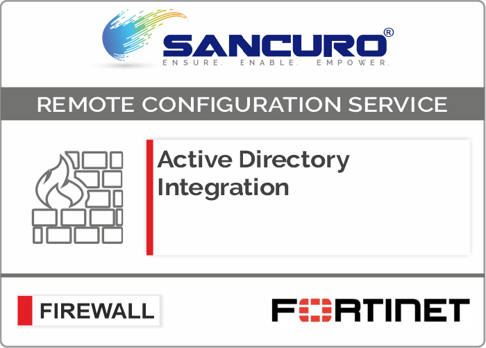 Active Directory Integration for FORTINET Firewall For Model 600D, 800D, 900D, 500E