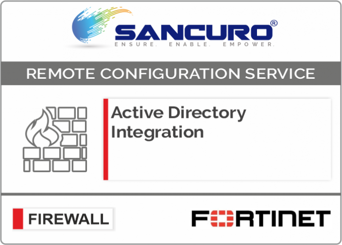 Active Directory Integration for FORTINET Firewall For Model 300E, 200E, 100E