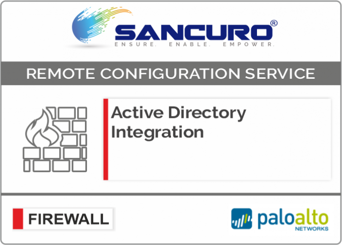 Active Directory Integration for Palo Alto Firewall For Model Series PA820, PA850