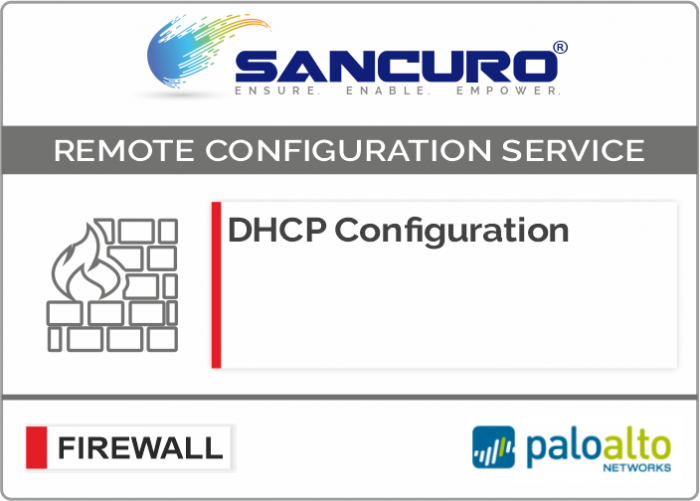 DHCP Configuration For Palo Alto Firewall