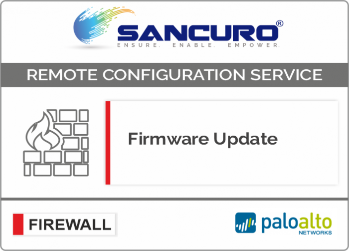 Firmware Update for Palo Alto Firewall