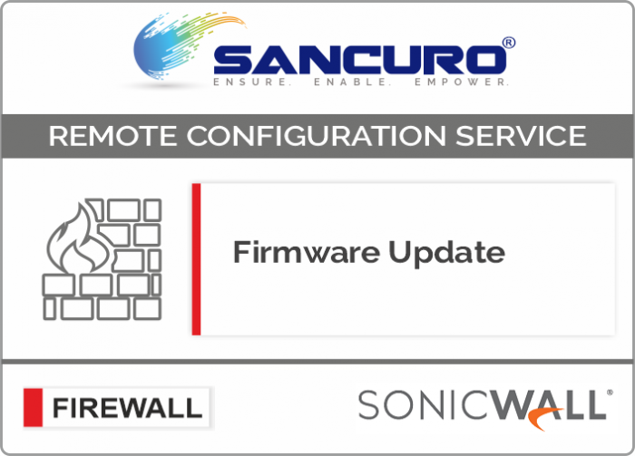 Firmware Update for SONICWALL Firewall