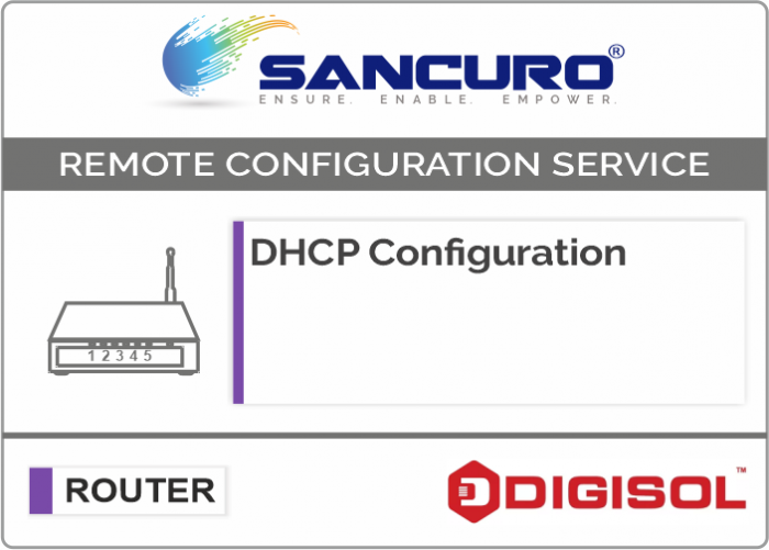 DHCP Configuration For DIGISOL Router