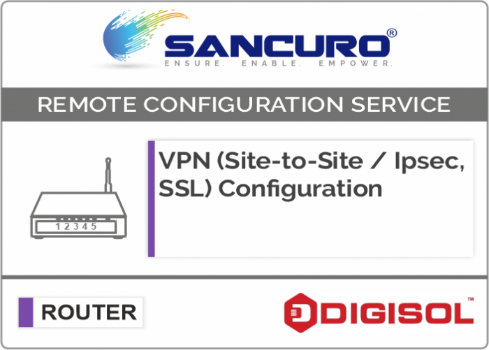 VPN (Site-to-Site / IPsec, SSL) Configuration in DIGISOL Router