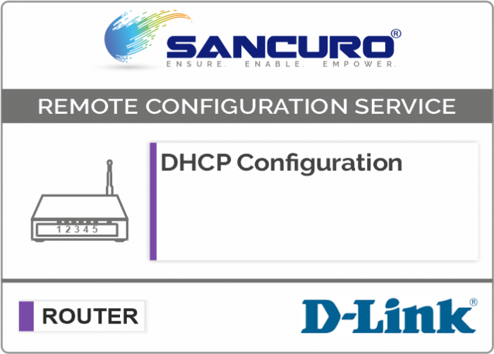 DHCP Configuration For D-LINK Router
