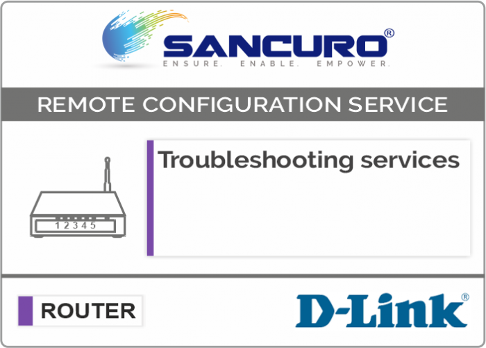 Troubleshooting services For D-LINK Router