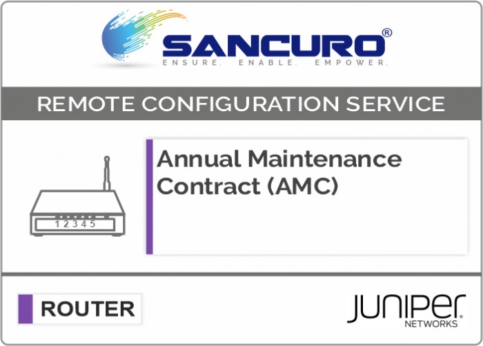 Annual Maintenance Contract (AMC) for JUNIPER Router