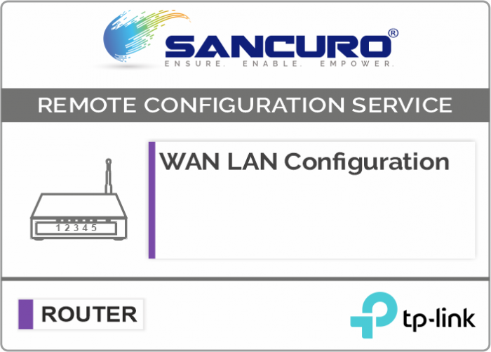 WAN LAN Configuration For TP-Link Router