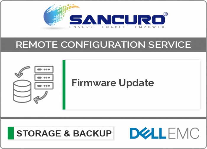 Firmware Update for DELL EMC Storage Model Series VNXe