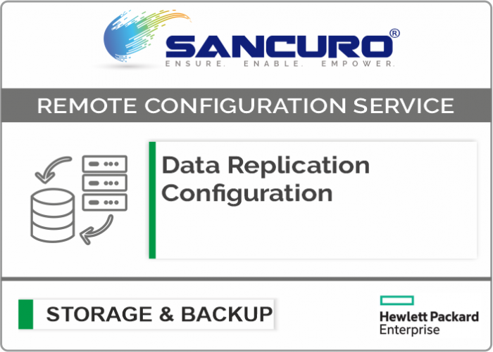 Data Replication Configuration For HPE Storage