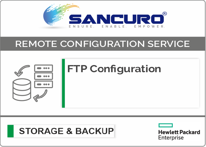 FTP Configuration For HPE Storage