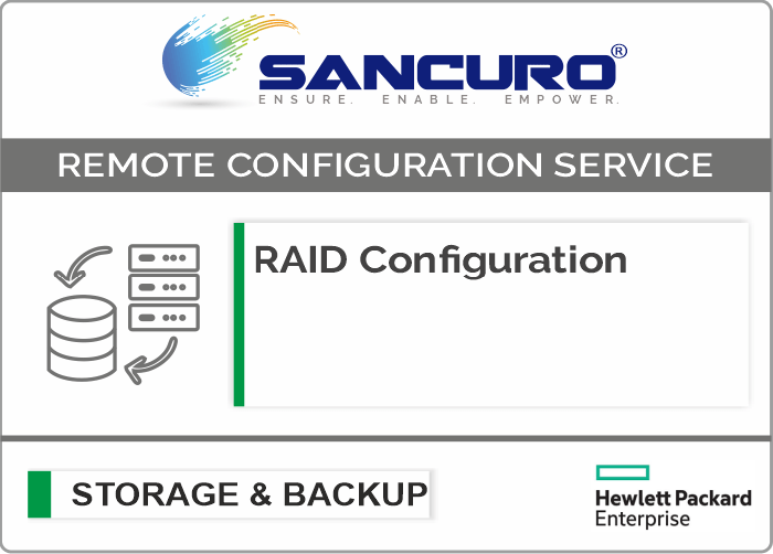 RAID Configuration For HPE Storage