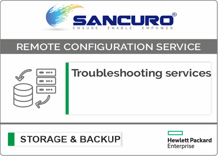 Troubleshooting services For HPE Storage