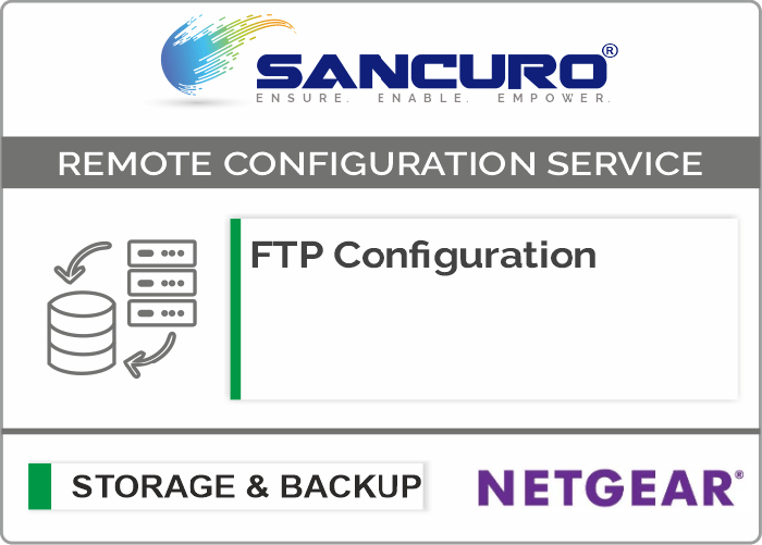 FTP Configuration For NETGEAR Storage