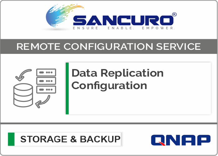 Data Replication Configuration For QNAP Storage For Model SMB Series