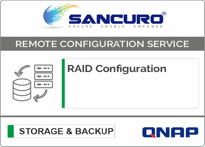 RAID Configuration For QNAP Storage For Model SMB Series