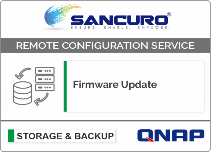 Firmware Update for QNAP Storage