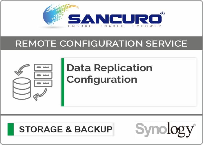 Data Replication Configuration For Synology Storage For Model Value Series