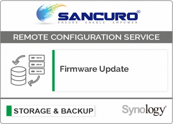 Firmware Update for Synology Storage